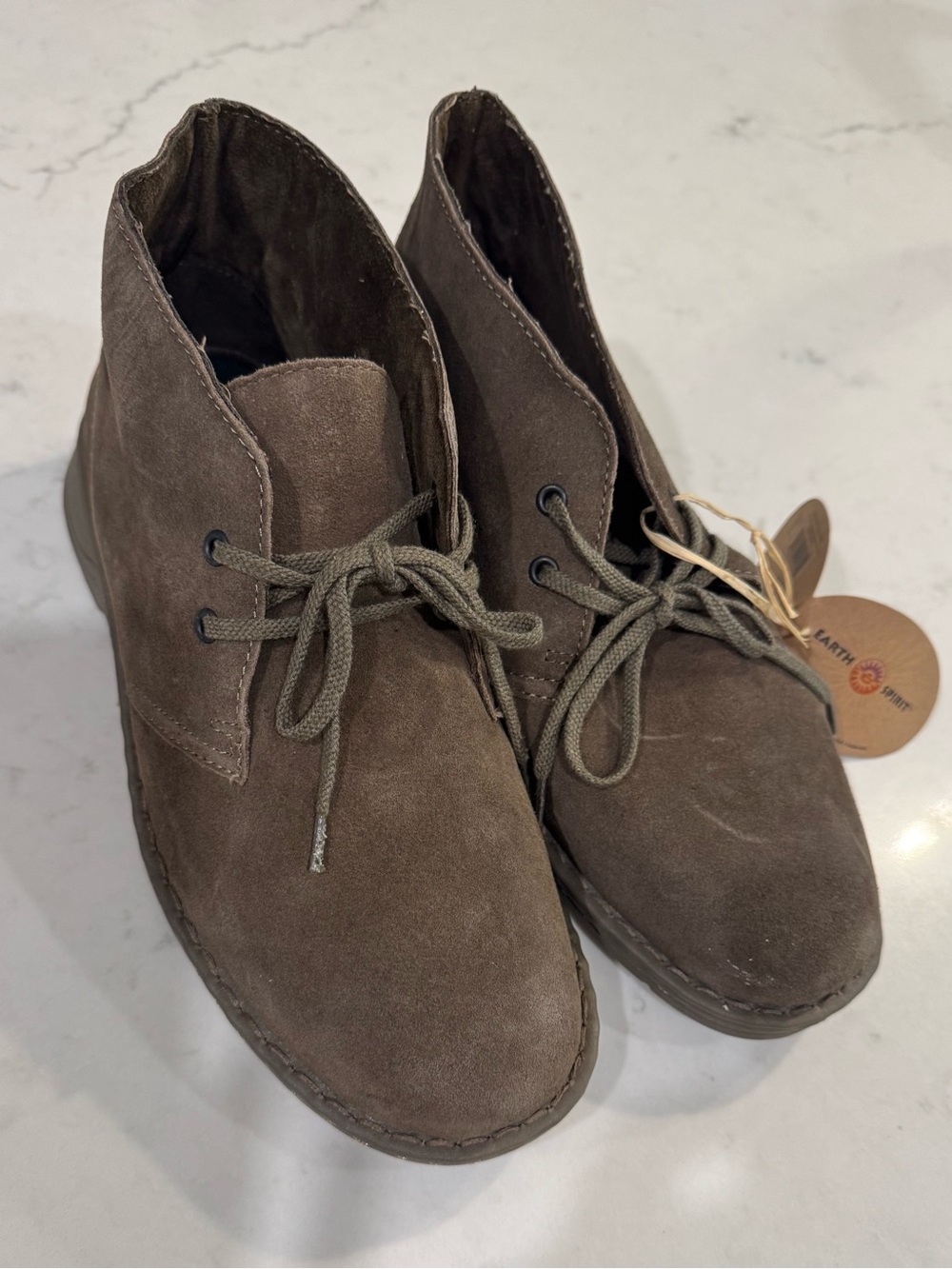 Easy Spirit Men's Brown Suede Chukka Boots